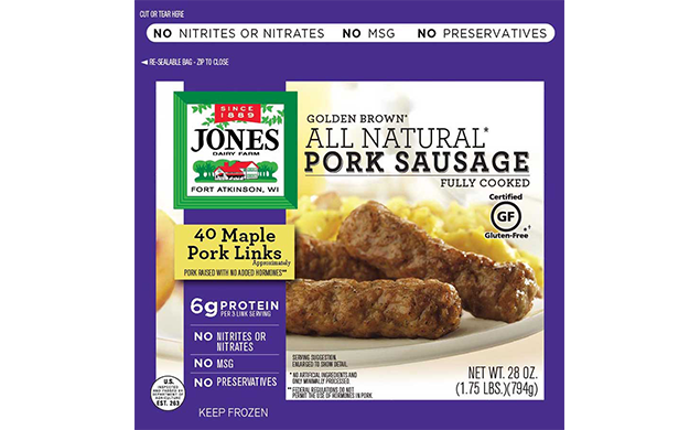 Maple Pork Sausage Links | Golden Brown | Jones Dairy