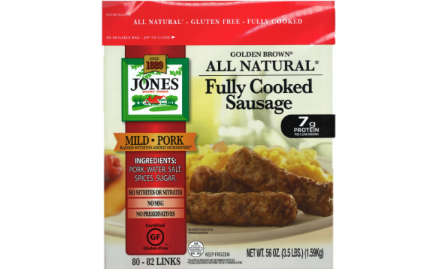 Mild Pork Sausage Links | Golden Brown | Jones Dairy