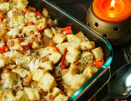 Buttery Lobster and Jones Bacon Stuffing Recipe