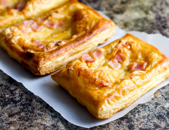 Canadian Bacon and Cheese Savory Tarts Recipe