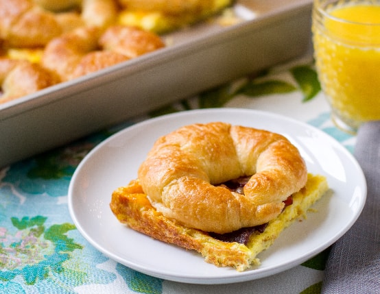 Croissant Breakfast Sandwich Casserole Recipe