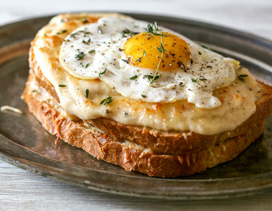 Croque Madame with Canadian Bacon Recipe