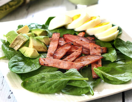 Greens, Eggs and Ham Salad Recipe