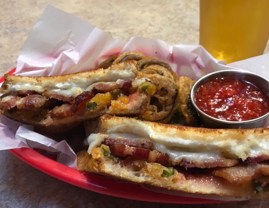 Jalapeno Popper Bacon Grilled Cheese 