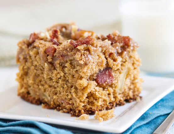 Maple Bacon Streusel Cake Recipe