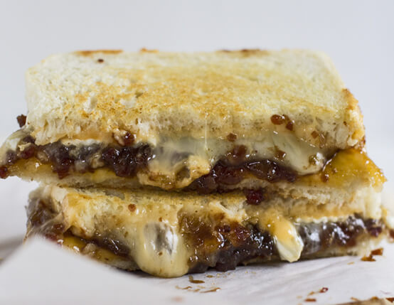 Ultimate Grilled Cheese with Bacon Jam Recipe