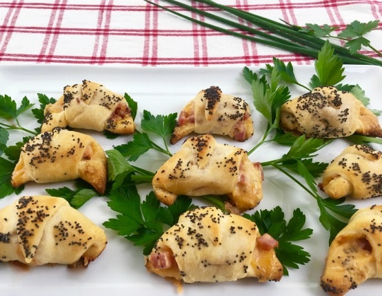 Ham & Cheese Crescent Roll Poppers