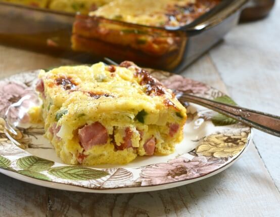 Ham, Egg & Cheese Breakfast Bake Recipe