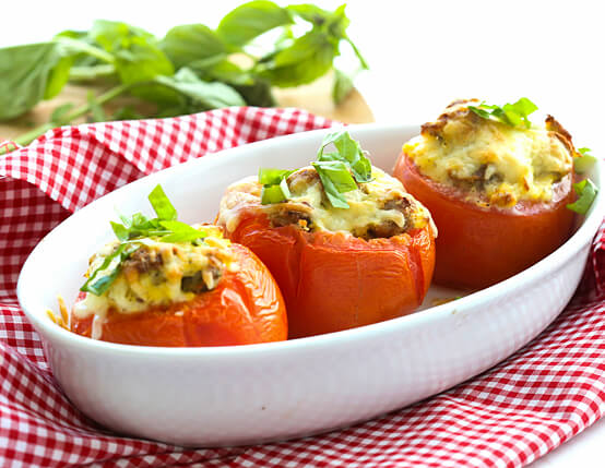 Baked Tomato Cups Recipe