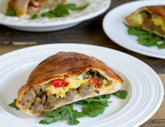 sausage calzone