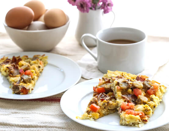 Breakfast Pizza with Hash Brown Crust Recipe