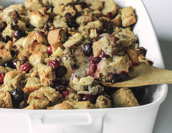 Cranberry Maple Stuffing with Jones Sausage Recipe