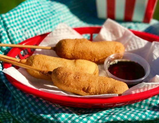 Pigs in a Blanket on a stick