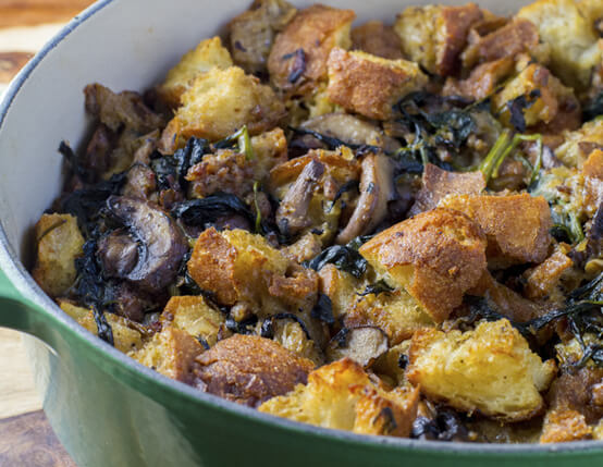 Sausage and Spinach Stuffing