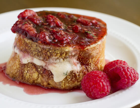 Sweet And Savory Stuffed French Toast