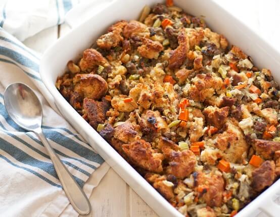 Recipe for Jones Sausage and Buttermilk Biscuit Stuffing